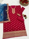 Patiyala House Pure Viscouse Embroidery Punjabi Patiyala Suits Suppliers In India

